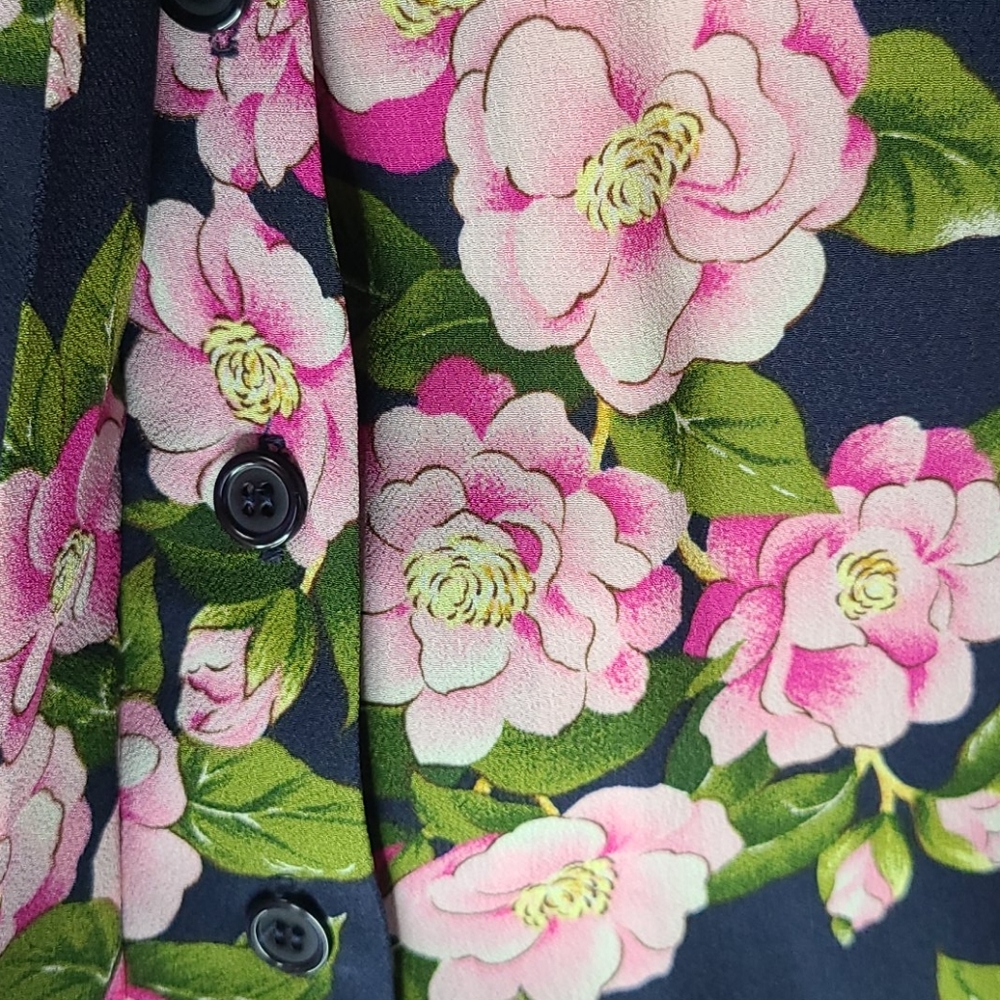 Vintage Talbots petites button up blouse size 6 - Picture 3 of 9